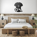 Personalized Soccer Jersey Metal Sign 2