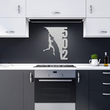 Rock Climbing House Number Metal Sign