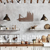 San Francisco Metal Wall Art
