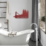 San Francisco Metal Wall Art