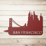 San Francisco Metal Wall Art