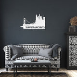 San Francisco Metal Wall Art