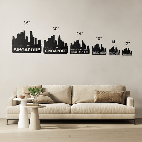 Singapore Metal Wall Art