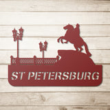 St Petersburg Metal Wall Art