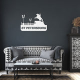 St Petersburg Metal Wall Art