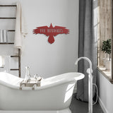 The Raven Last Name Metal Sign