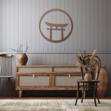 Torii Gate Metal Wall Art