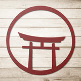 Torii Gate Metal Wall Art