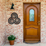 Triskelion Spiral Metal Wall Art