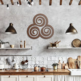 Triskelion Spiral Metal Wall Art