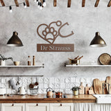 Veterinary Heart Paw Stethoscope Metal Wall Art