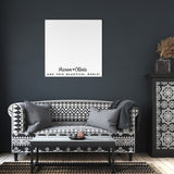 You, Me and this beautiful world Personalized Couple Magnetic Board