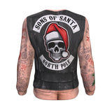 Funny Hairy Leather Jacket PRINTED Sweatshirt