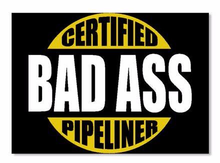 Certified BA Pipeliner Sticker