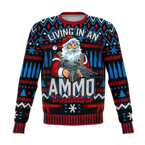 Living in an Ammo Wonderland Xmas Ugly Sweatshirt!