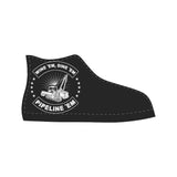 "Wine 'em Dine 'em Pipeline 'em" Leather Men Shoes! - Pipeline Proud - 9