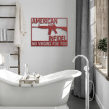 American Infidel Metal Wall Art