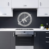 America's Original Homeland Security AR-15 Metal Art