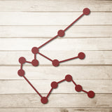 Aquarius Constellation Metal Wall Art