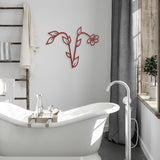 Aries Floral Metal Wall Art