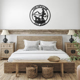 Bird Hunting With Dog Metal Wall Art