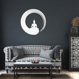 Buddha Zen Circle Metal Wall Art