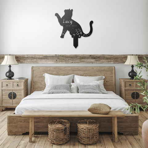 Cat Memorial Paw Stake