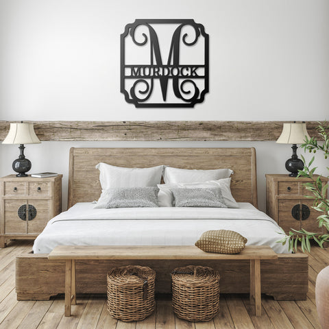 Classic Family Name Metal Wall Art