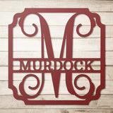 Classic Family Name Metal Wall Art