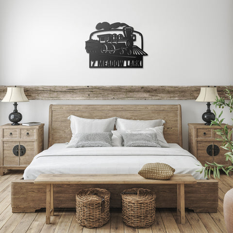 Coal Train Metal Sign