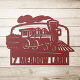 Coal Train Metal Sign
