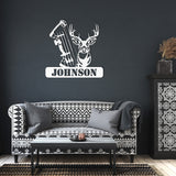 Compound Bow Hunting Metal Wall Art