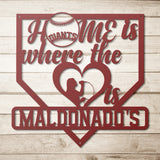 Custom Baseball Plate Sign for Damaris - DO NOT ORDER