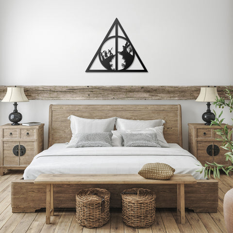 Deathly Hallows Metal Wall Art