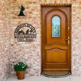 Dirt Biker Memorial Metal Wall Art