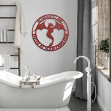 Dragon Ring Metal Wall Art