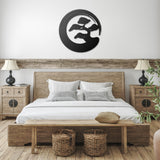 Enso Bonsai Metal Wall Art