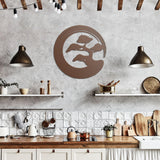 Enso Bonsai Metal Wall Art