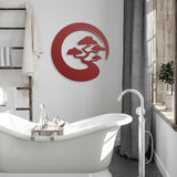 Enso Bonsai Metal Wall Art
