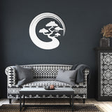 Enso Bonsai Metal Wall Art