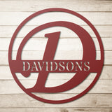 Exemplary Family Name Metal Wall Art