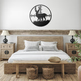 Eyes On The Target Metal Wall Art