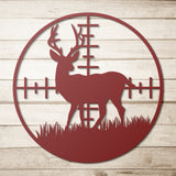 Eyes On The Target Metal Wall Art