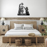 Father Son Motocross Monogram