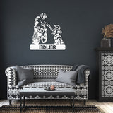 Father Son Motocross Monogram