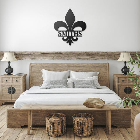 Fleur De Lis Metal Wall Art