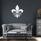 Fleur De Lis Metal Wall Art