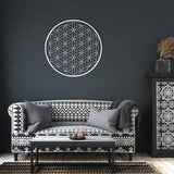 Flower of Life Metal Wall Art