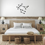 Gemini Constellation Metal Wall Art