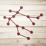 Gemini Constellation Metal Wall Art